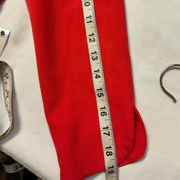 Vince Camuto Red Sheath Dress Women’s Size 8 – 3/4 Sleeve Classic Cocktail - Picture 7 of 10